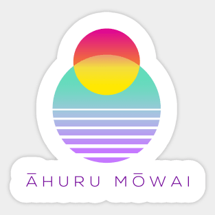 Ahuru Mowai Sunset Sticker